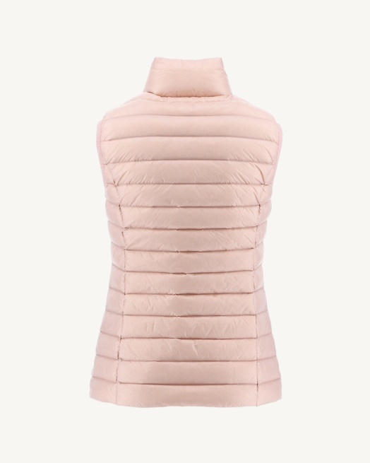 Jott Licht Mouwloos Donsjack Rose Pale Seda