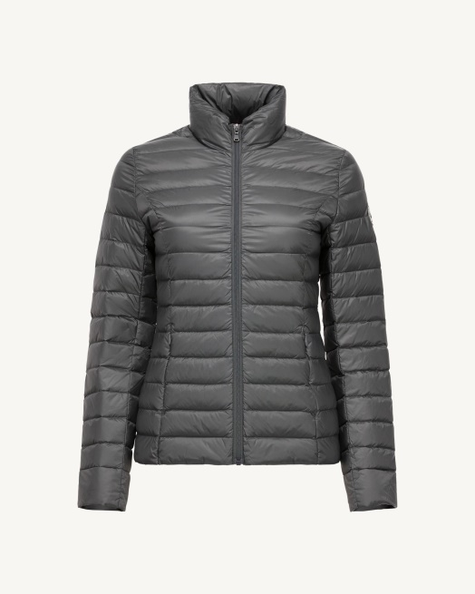Jott Lichtgewicht Donsjack Antraciet Cha