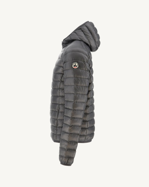 Jott Lichtgewicht Donsjack Met Capuchon Antraciet Nico