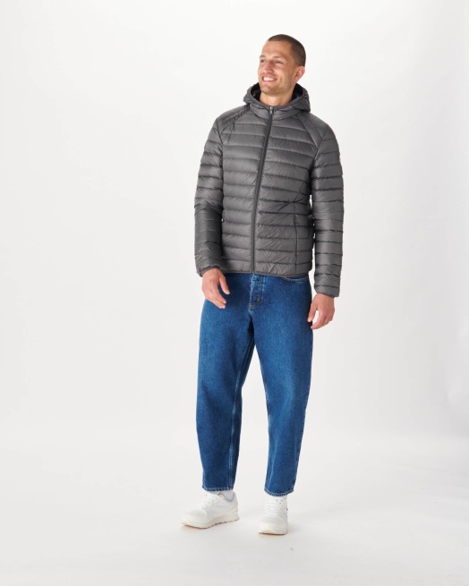 Jott Lichtgewicht Donsjack Met Capuchon Antraciet Nico
