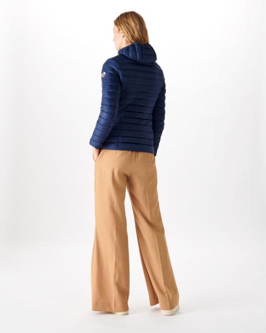 Jott Lichtgewicht Donsjack Met Capuchon Blue Abysse Cloe