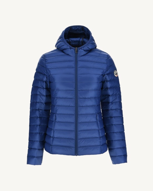 Jott Lichtgewicht Donsjack Met Capuchon Dark Denim Cloe