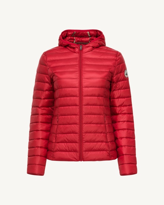 Jott Lichtgewicht Donsjack Met Capuchon Rode Cloe