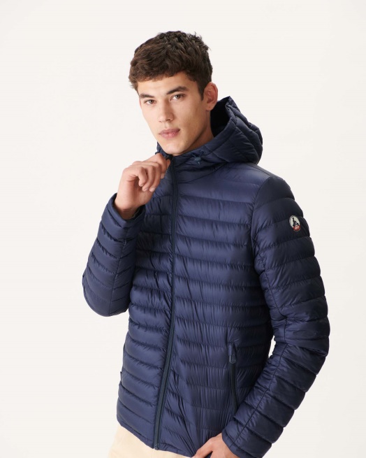 Jott Marine Omkeerbaar Pufferjack Met Capuchon Bergen