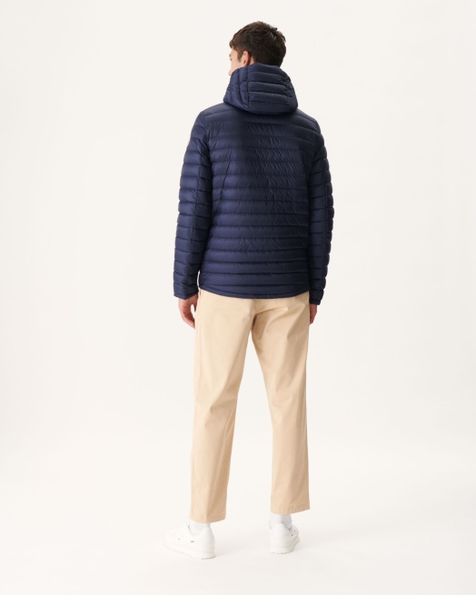 Jott Marine Omkeerbaar Pufferjack Met Capuchon Bergen