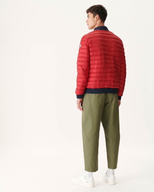 Jott Marine/rouge Omkeerbaar Donsjack Bombay