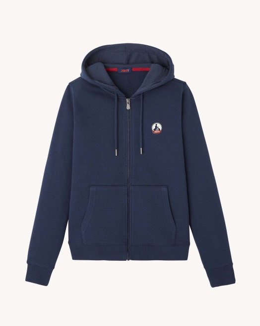 Jott Marineblauwe Hoodie Van Oaxaca