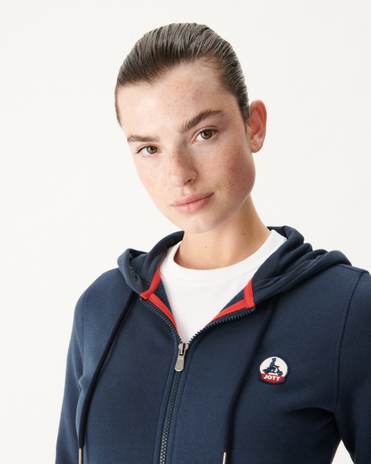 Jott Marineblauwe Hoodie Van Oaxaca