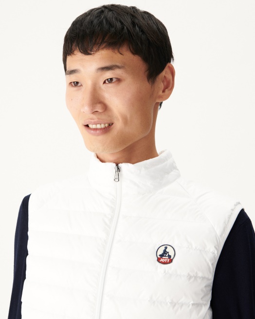 Jott Mouwloos Donsjack Blanc Tom