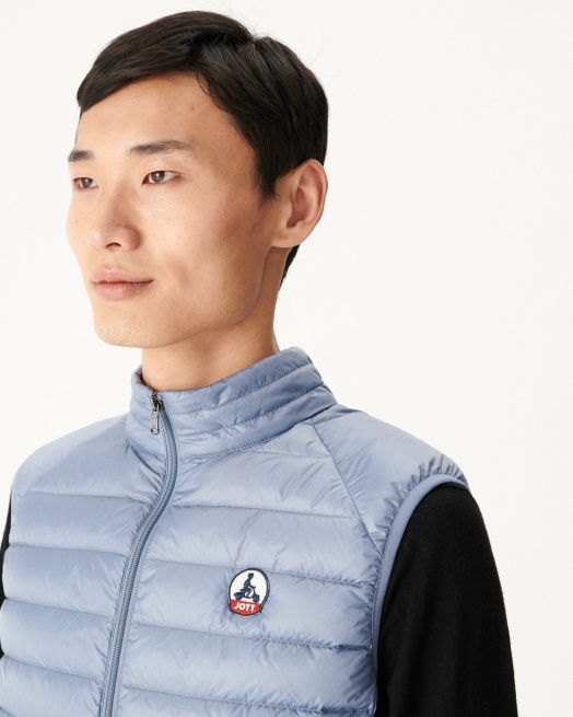 Jott Mouwloos Donsjack Blauw Delave Tom