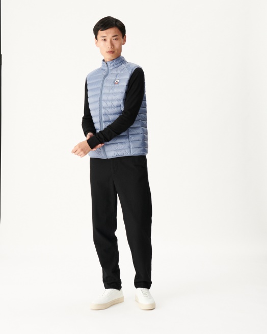 Jott Mouwloos Donsjack Blauw Delave Tom