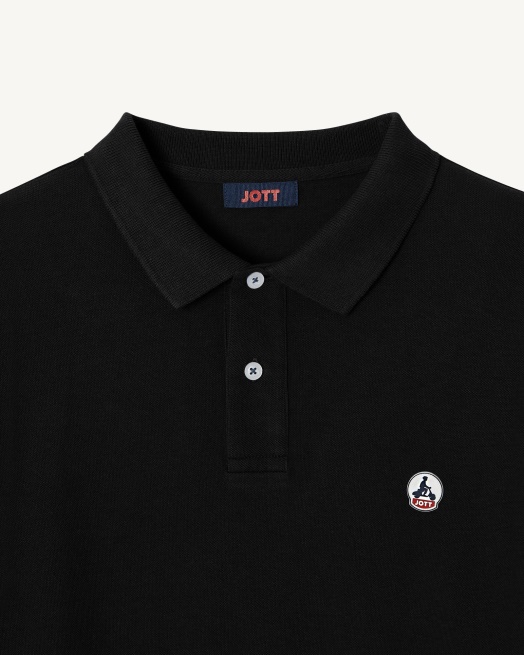 Jott Noir Poloshirt Arcachon
