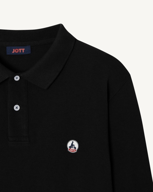 Jott Noir Poloshirt Arcachon