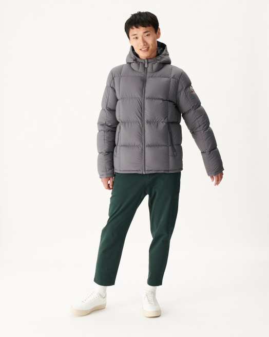 Jott Noir/antraciet Extreem Koud Omkeerbaar Donsjack Met Capuchon Aspen