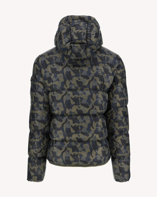 Jott Print Militaire Extreme Koude Donsjack Met Capuchon Java