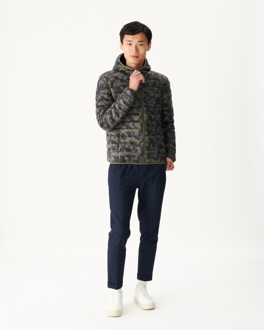 Jott Print Militaire Licht Donsjack Nico