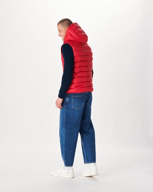 Jott Rouge Extreem Koud Mouwloos Donsjack Zilver