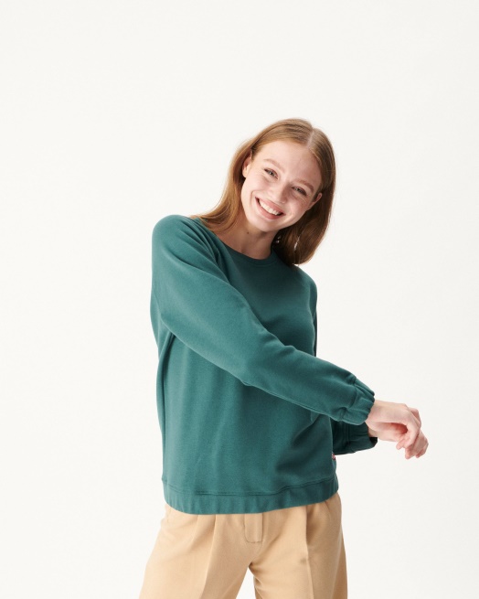 Jott Vert Fonce Sweatshirt Regeren