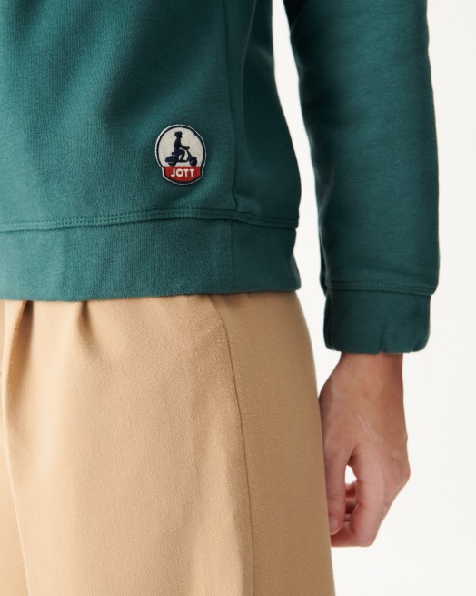 Jott Vert Fonce Sweatshirt Regeren