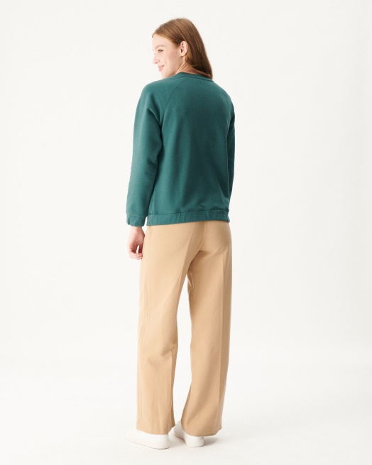 Jott Vert Fonce Sweatshirt Regeren