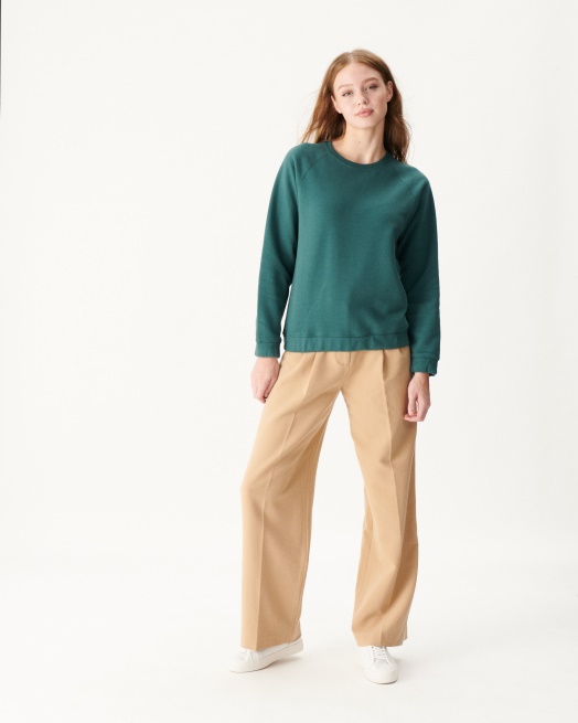 Jott Vert Fonce Sweatshirt Regeren