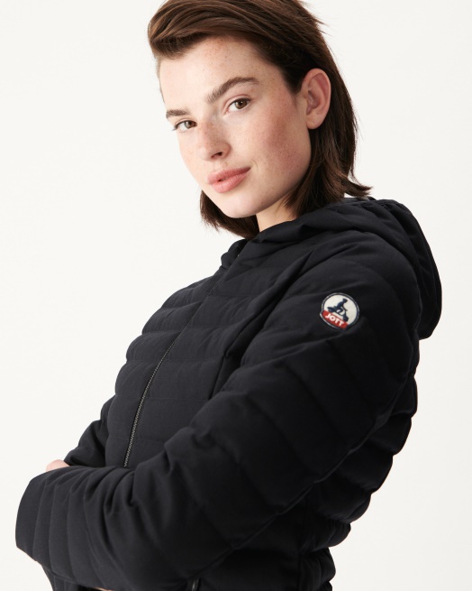 Jott Warm Marine Donsjack Met Capuchon Cloe