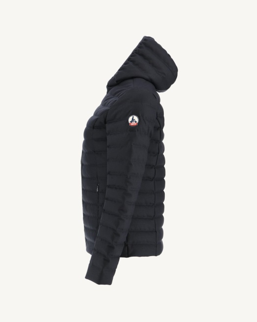 Jott Warm Marine Donsjack Met Capuchon Cloe