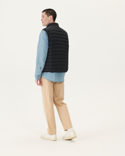 Jott Zwart Arafo Stretch Mouwloos Gewatteerd Jack