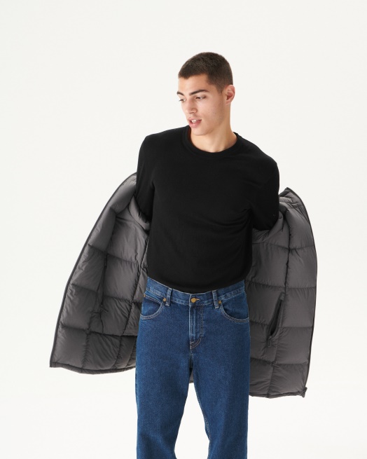 Jott Zwart/antraciet Warm Donsjack Met Capuchon Toronto