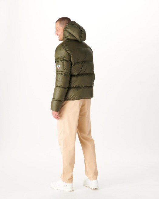 Leger Extreem Koud Donsjack Met Capuchon Java Jott