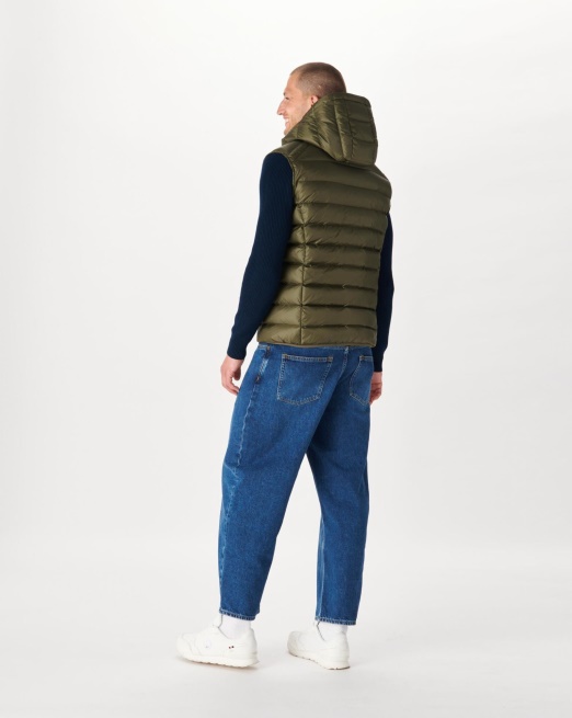 Leger Extreem Koud Mouwloos Donsjack Zilver Jot