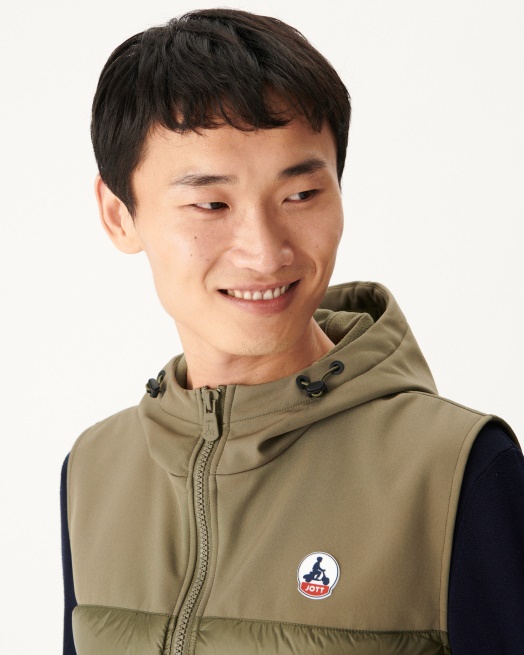 Leger Mouwloos Donsjack Stan Jott