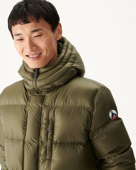 Leger Warm Donsjack Met Capuchon Dakhla Jott