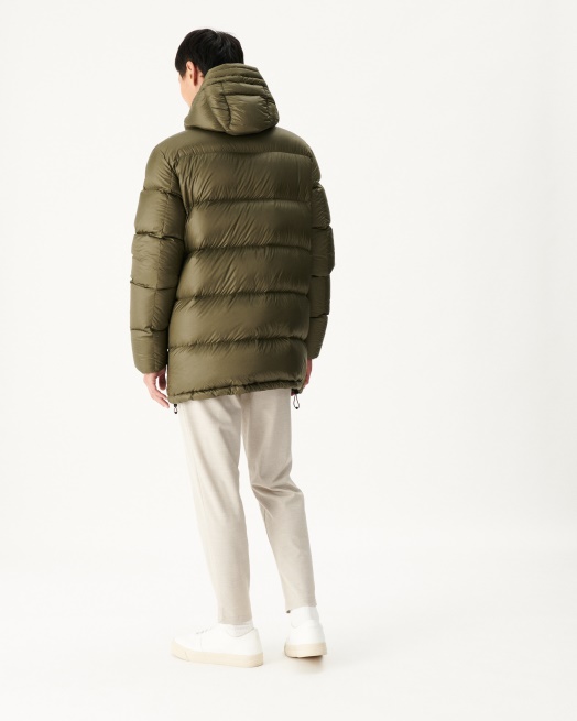 Leger Warm Donsjack Met Capuchon Dakhla Jott