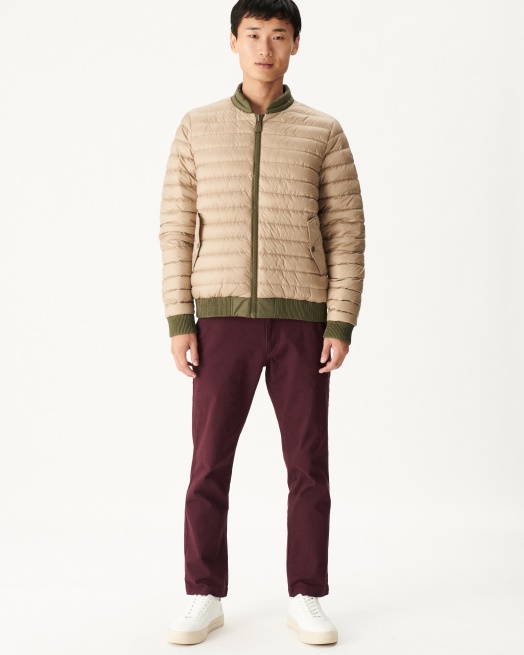 Leger/beige Omkeerbaar Donsjack Bombay Jott