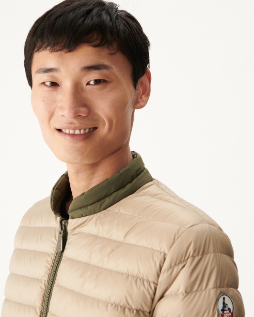 Leger/beige Omkeerbaar Donsjack Bombay Jott