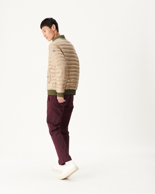 Leger/beige Omkeerbaar Donsjack Bombay Jott