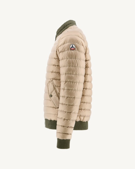 Leger/beige Omkeerbaar Donsjack Bombay Jott