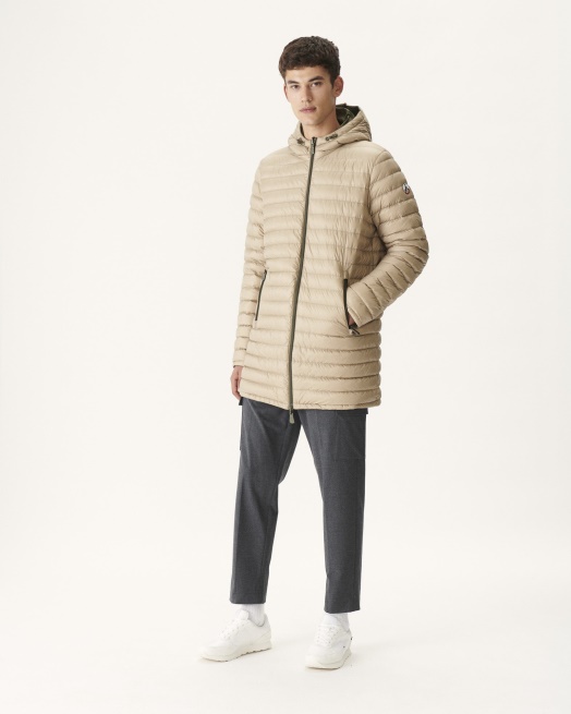 Leger/beige Omkeerbaar Licht Pufferjack Amsterdam Jott