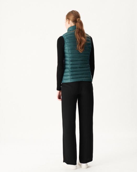 Licht Donsjack Zonder Mouwen Vert Fonce Seda Jott