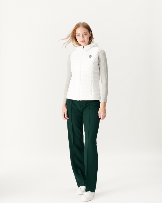 Licht Mouwloos Donsjack Blanc Mali Jott