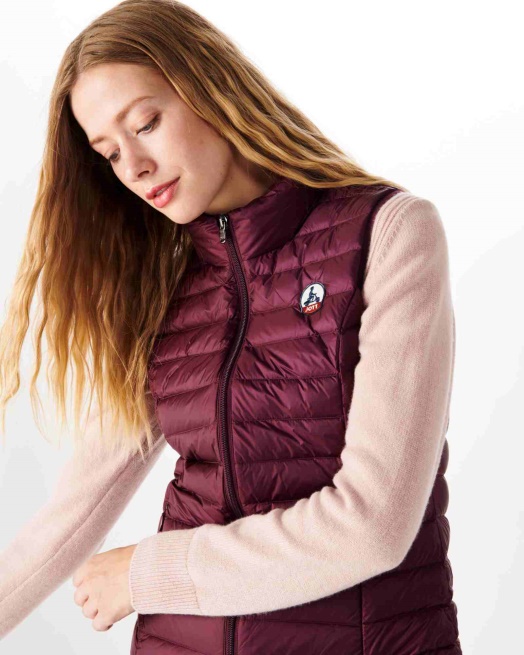 Licht Mouwloos Donsjack Jott Aubergine Seda