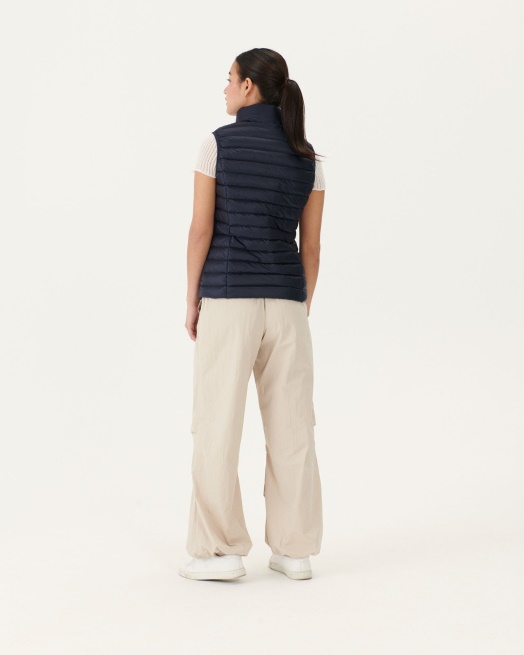 Licht Mouwloos Donsjack Navy Seda Jott