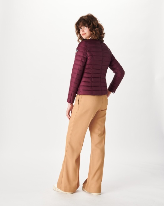 Lichtgewicht Donsjack Aubergine Douda Jott