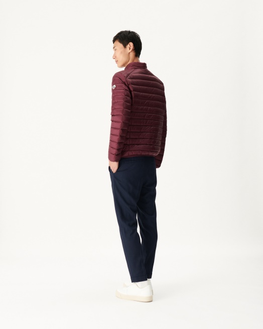 Lichtgewicht Donsjack Aubergine Mat Jott