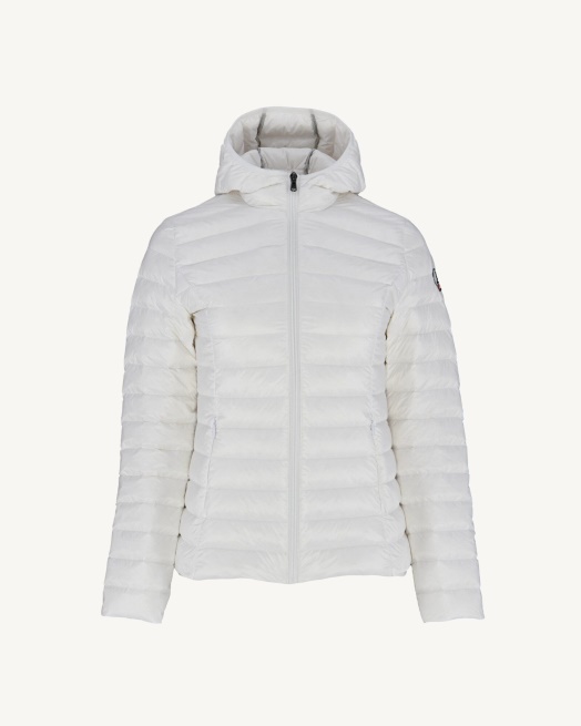Lichtgewicht Donsjack Met Capuchon Blanc Cloe Jott