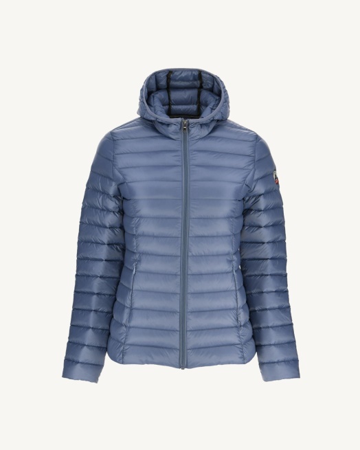 Lichtgewicht Donsjack Met Capuchon Blauw Delave Cloe Jott