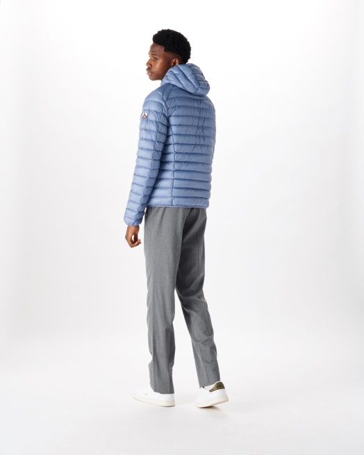 Lichtgewicht Donsjack Met Capuchon Blauw Delave Nico Jott