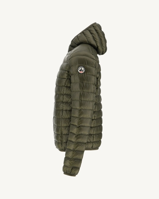 Lichtgewicht Donsjack Met Capuchon Leger Nico Jott