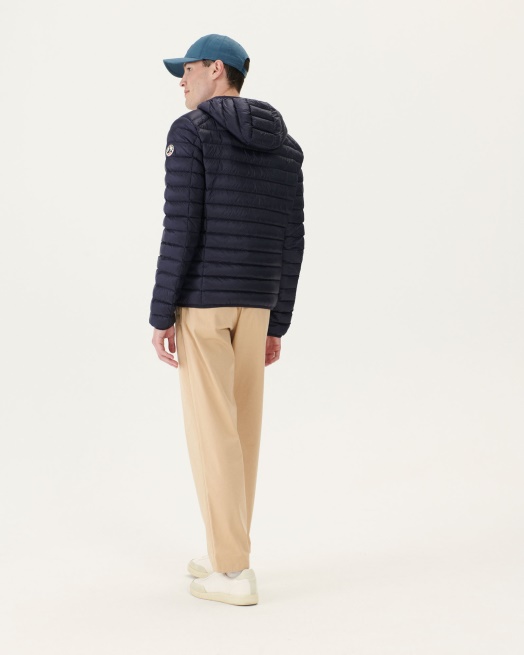 Lichtgewicht Donsjack Met Capuchon Marine Nico Jott